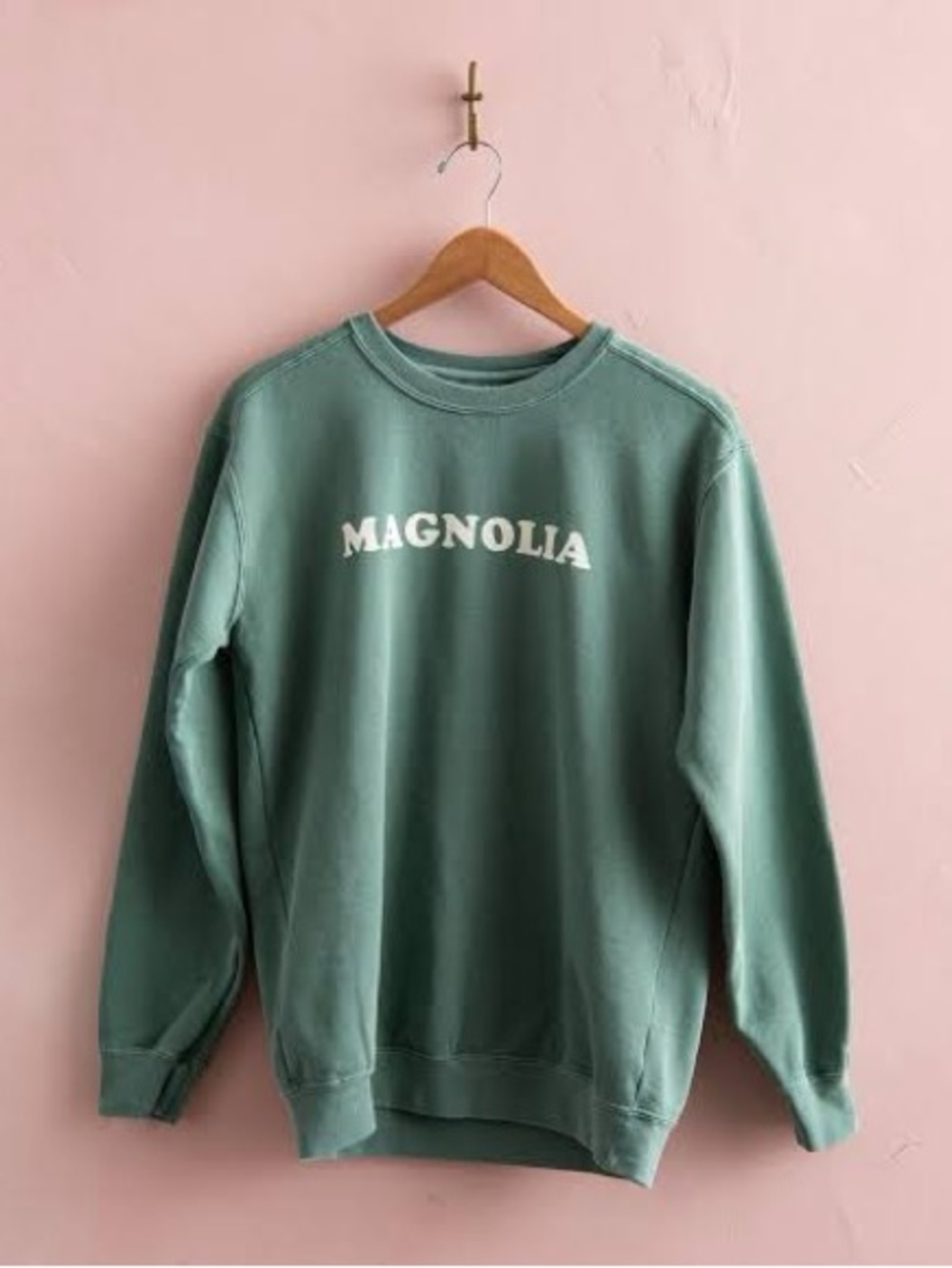MAGNOLIA Cooper Green Sweatshirt | Comfort Colors | Vintage Wash | Unisex L